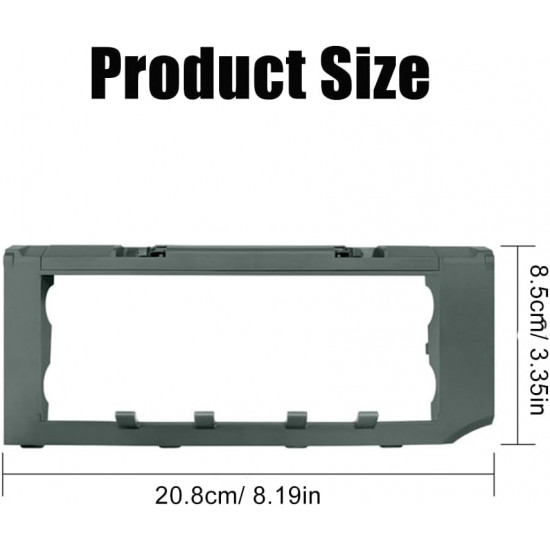 Kапак на основната четка за Roborock S8 - серия черен
